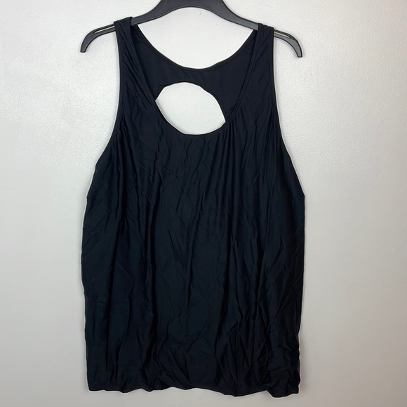 New Yonique Tankini Swimsuits 3 Piece Bathing Suits Swim Flamingo Print Size 24W - Picture 9 of 15